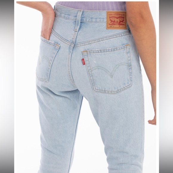 ⭐️⭐️⭐️LEVI'S 501 Womens Skinny Jeans-Bleach - Picture 2 of 12